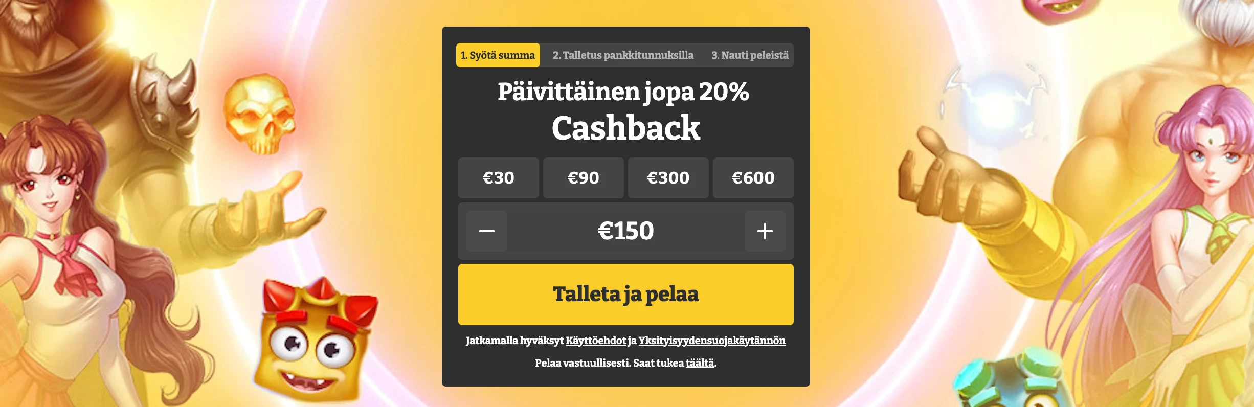 Luckyspins Casino banneri